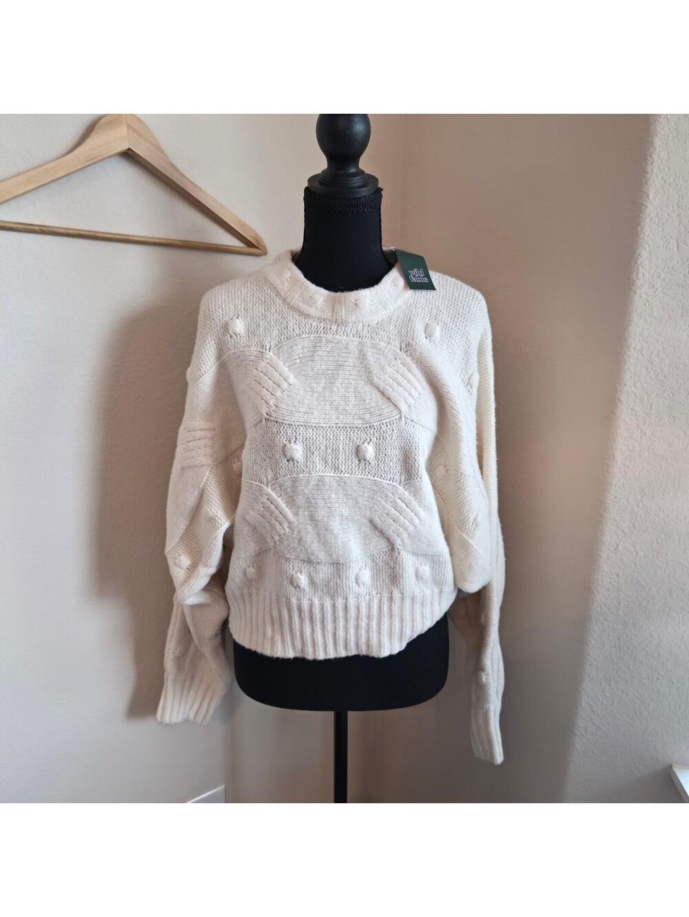 Wild Fable Women's Pullover Sweater (Jacquard-knit pullover sweater) XS